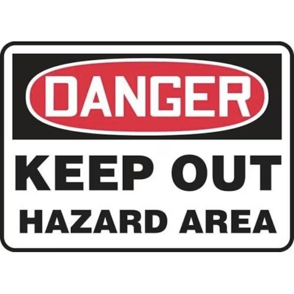 Accuform OSHA DANGER SAFETY SIGN KEEP OUT MADM047XP MADM047XP - main
